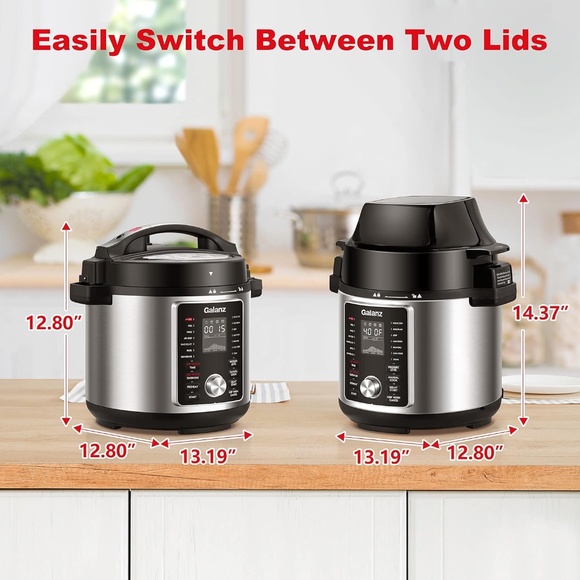 Galanz 12-in-1 Electric Pressure Cooker & Air Fryer (NEW in Box) - Picture 1 of 4